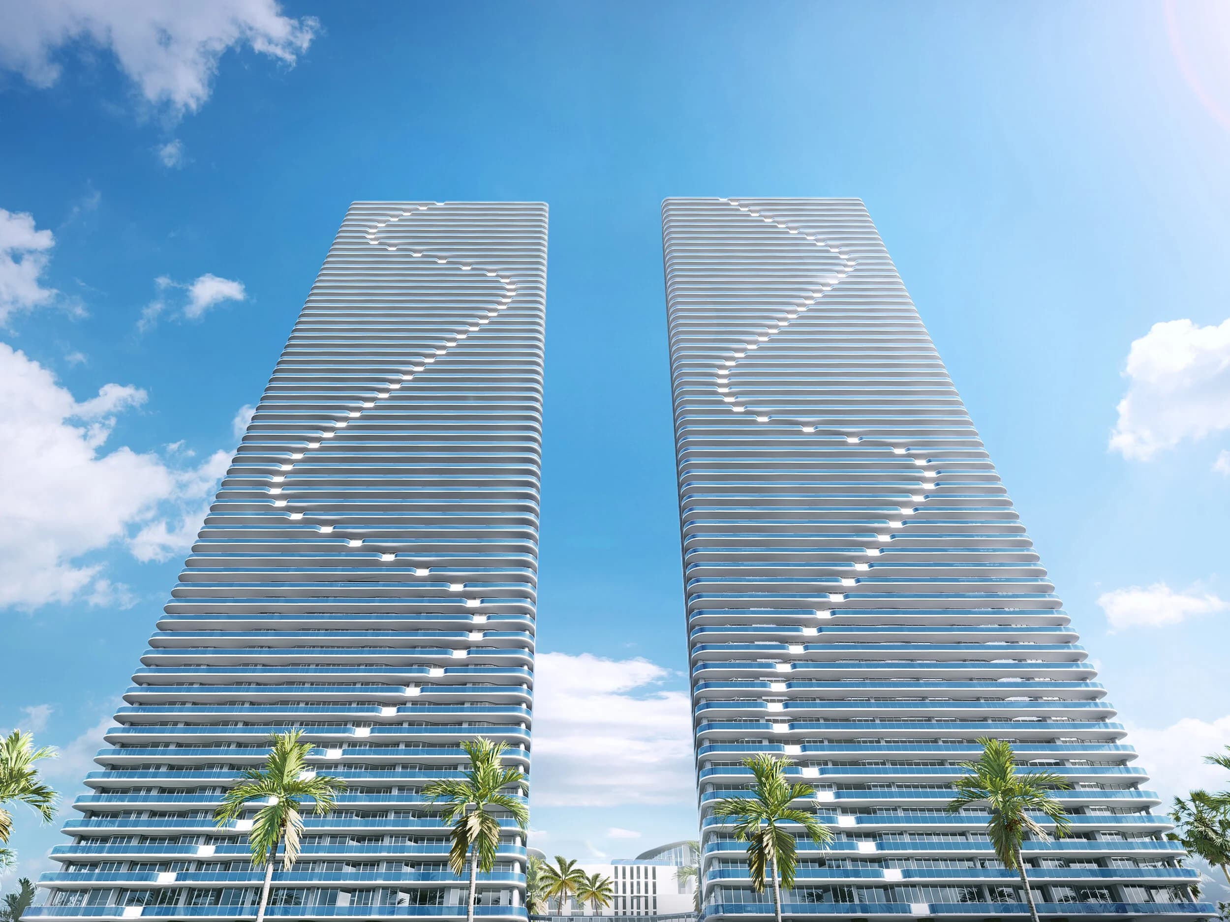 Flow-through residences with dual exposures